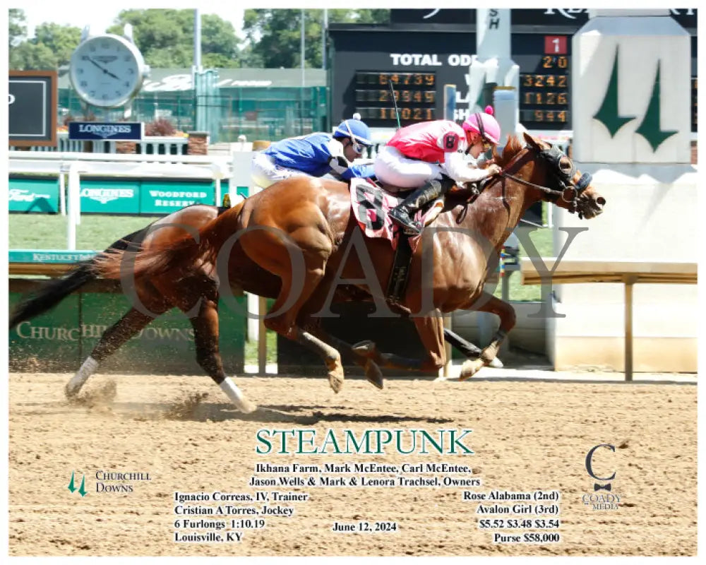 Steampunk - 06-12-24 R07 Cd Action Churchill Downs