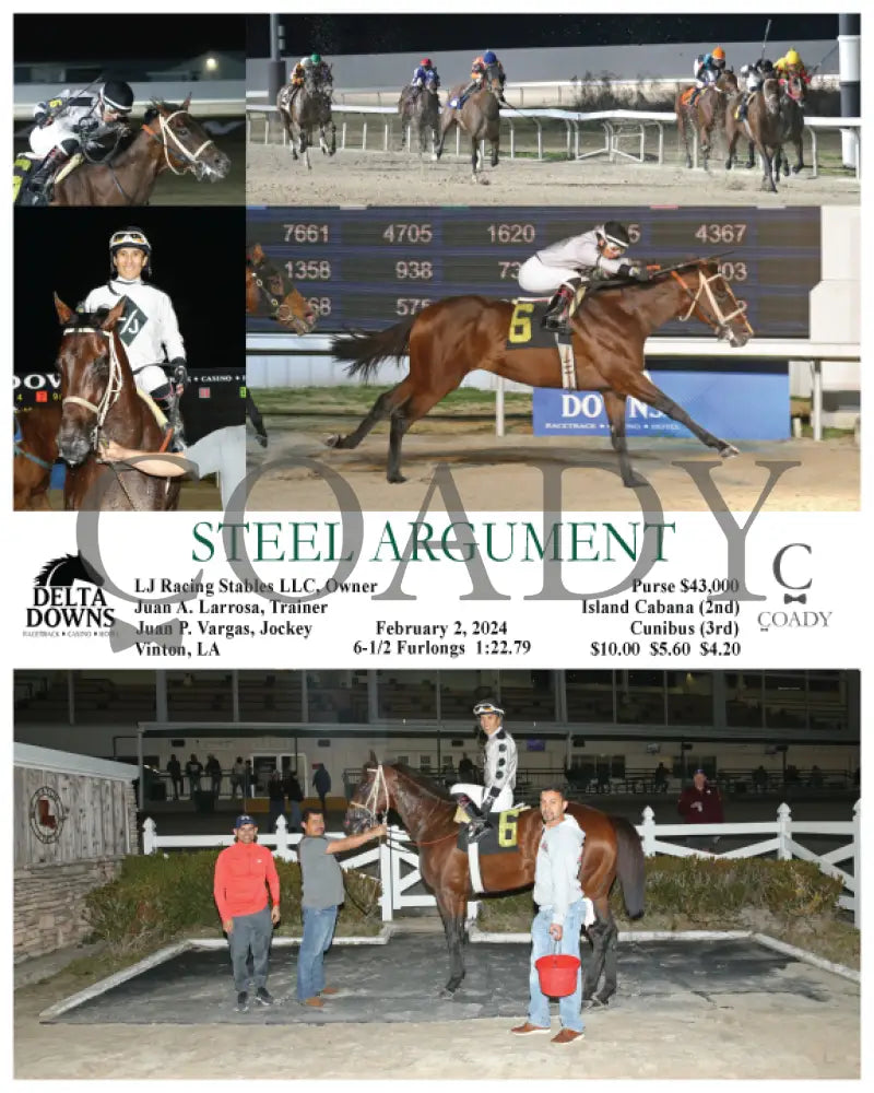 Steel Argument - 02-02-24 R03 Ded Delta Downs