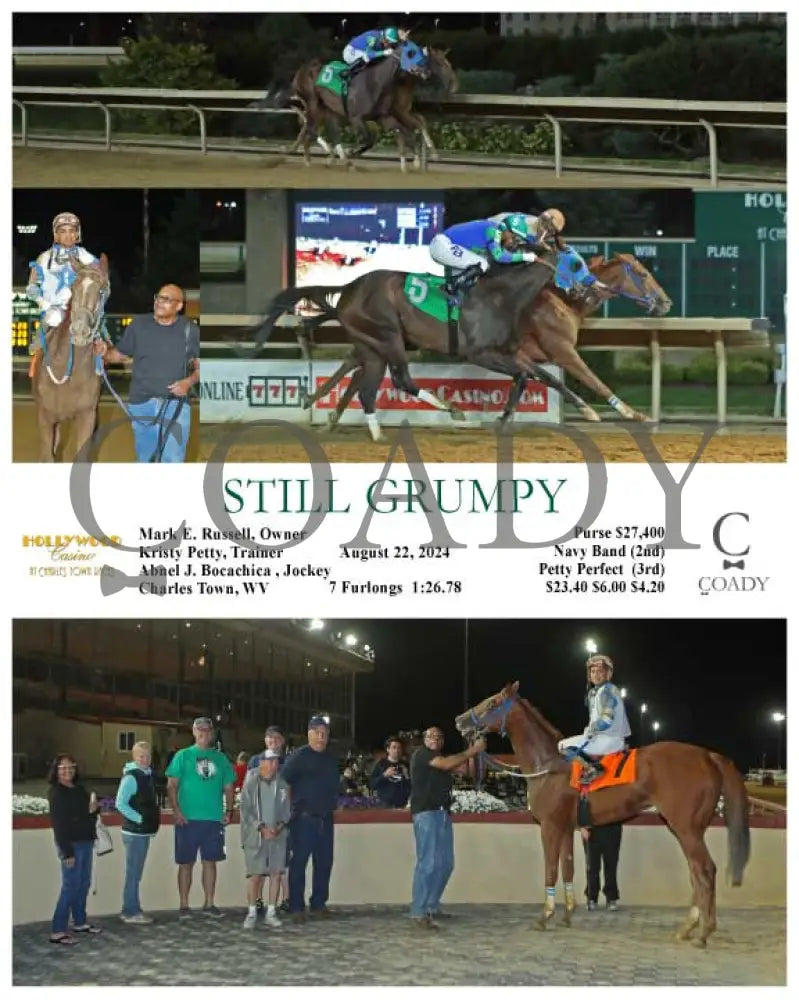 Still Grumpy - 08-22-24 R07 Ct Hollywood Casino At Charles Town Races