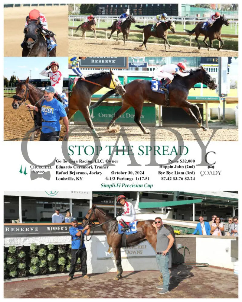 Stop The Spread - 10-30-24 R05 Cd Churchill Downs