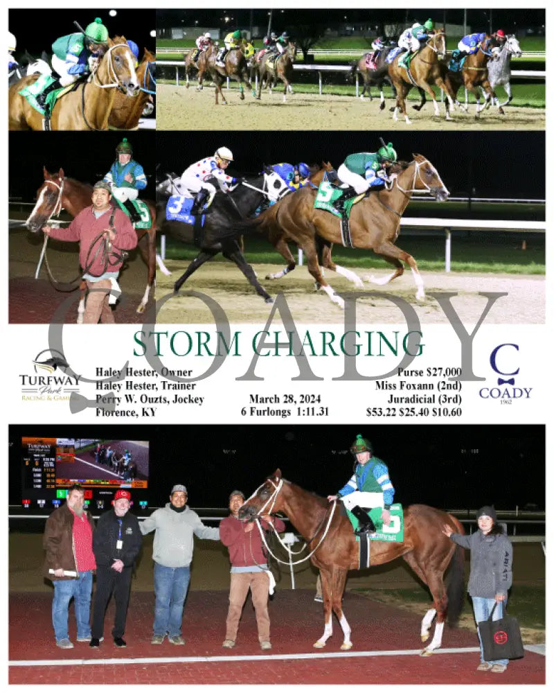 Storm Charging - 03 - 28 - 24 R06 Tp Turfway Park