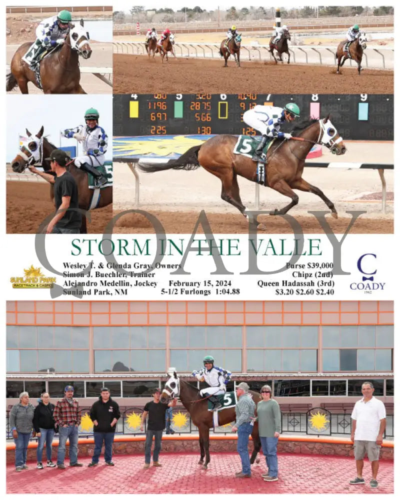 Storm In The Valle - 02-15-24 R04 Sun Sunland Park