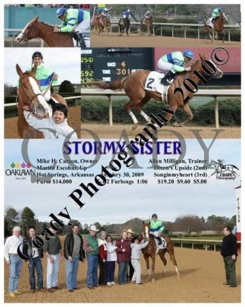Stormy Sister - 1 30 2009 Oaklawn Park