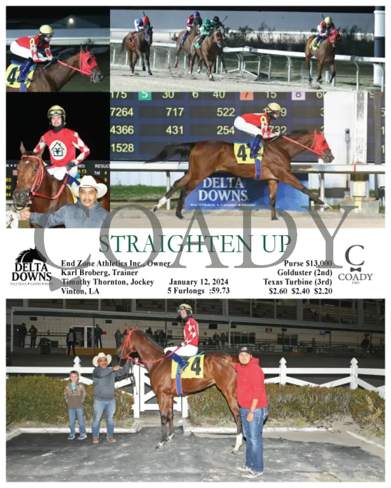 Straighten Up - 01-12-24 R04 Ded Delta Downs