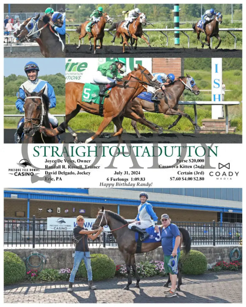 Straightoutadutton - 07-31-24 R05 Pid Presque Isle Downs