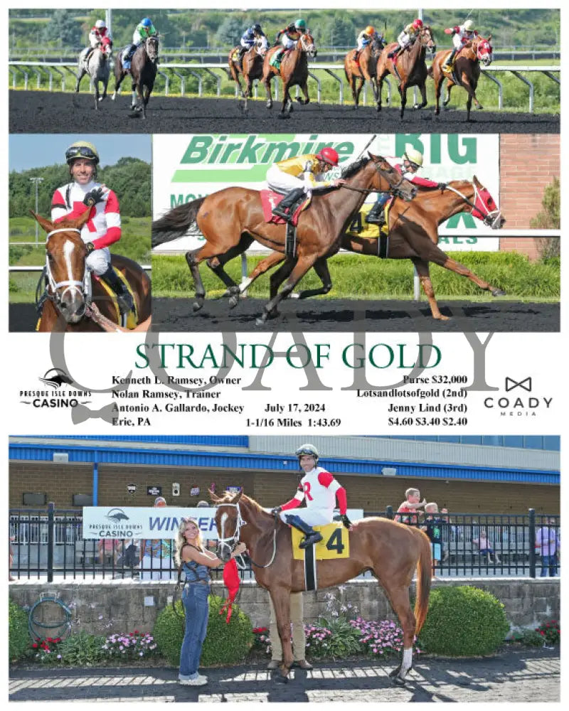 Strand Of Gold - 07-17-24 R06 Pid Presque Isle Downs