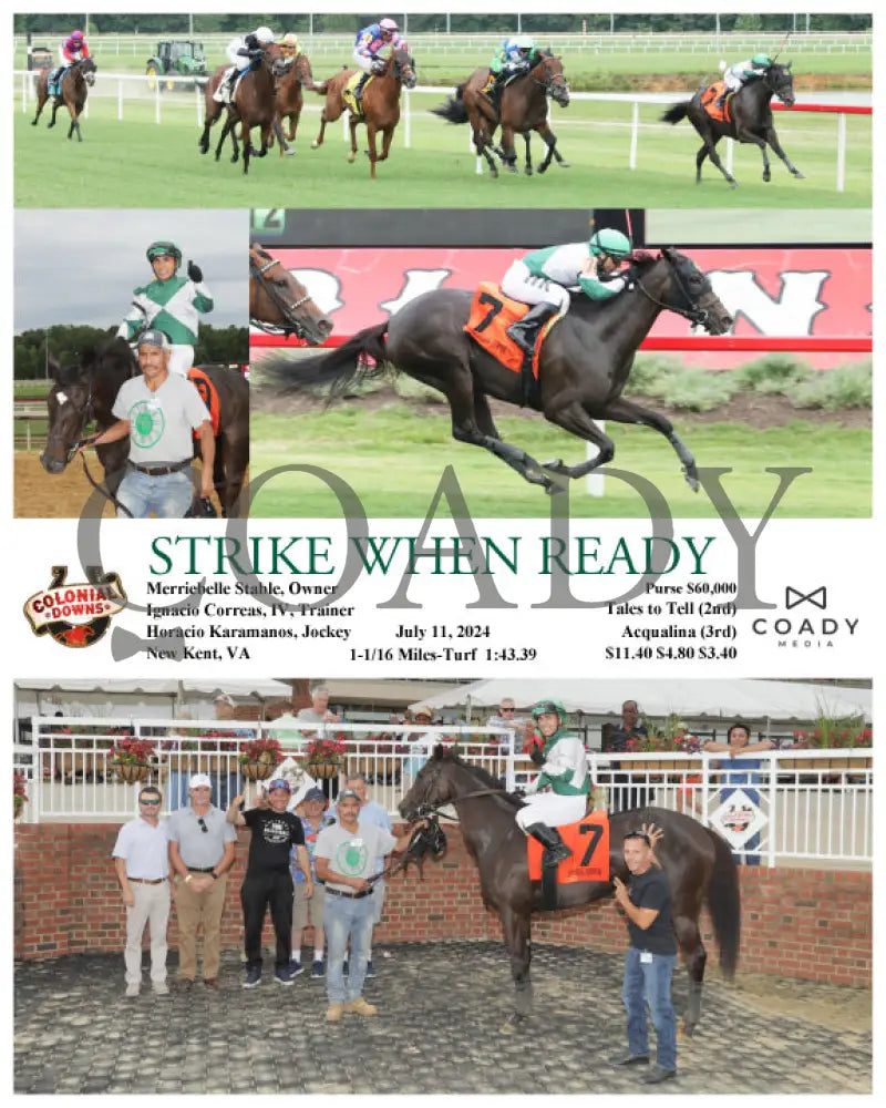 Strike When Ready - 07-11-24 R12 Cnl Colonial Downs