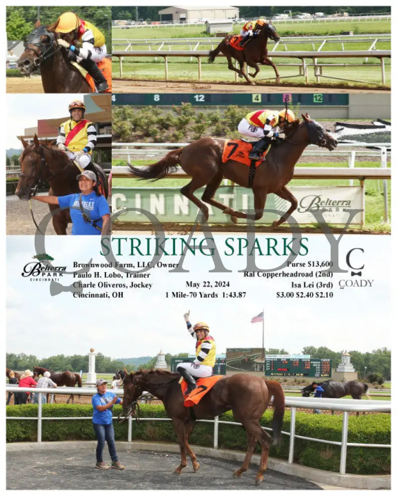 Striking Sparks - 05-22-24 R08 Btp Belterra Park