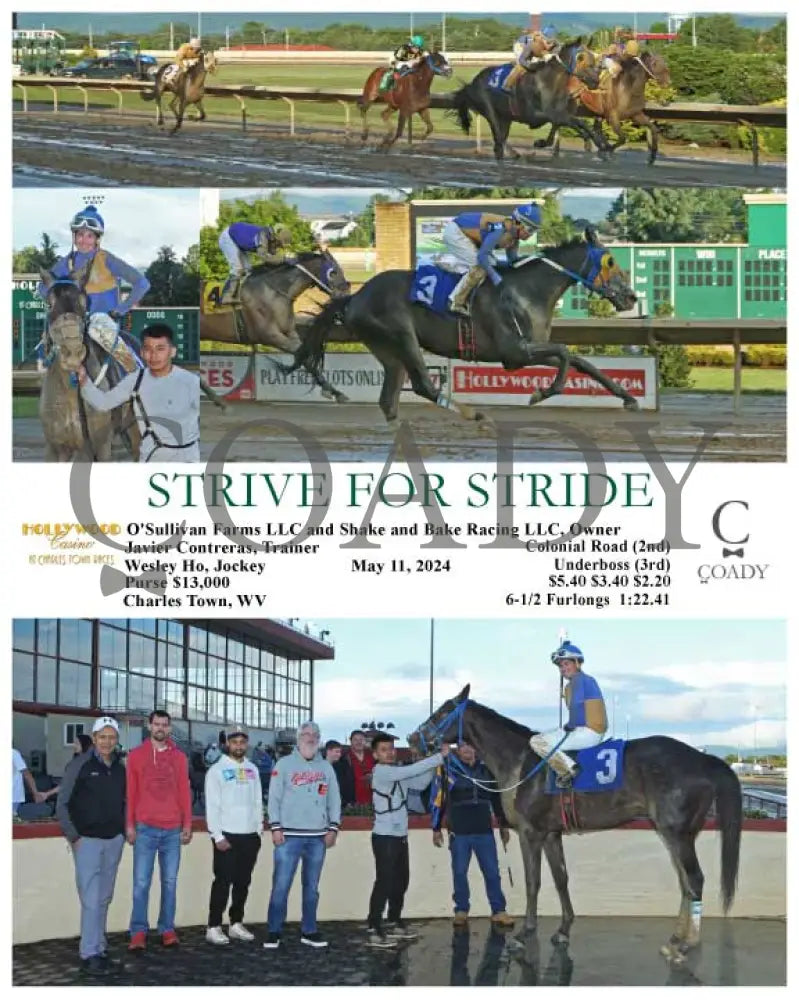 Strive For Stride - 05-11-24 R01 Ct Hollywood Casino At Charles Town Races