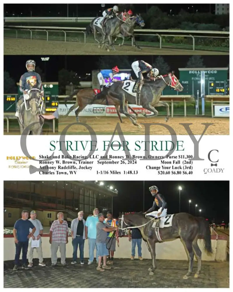 Strive For Stride - 09-26-24 R08 Ct Hollywood Casino At Charles Town Races