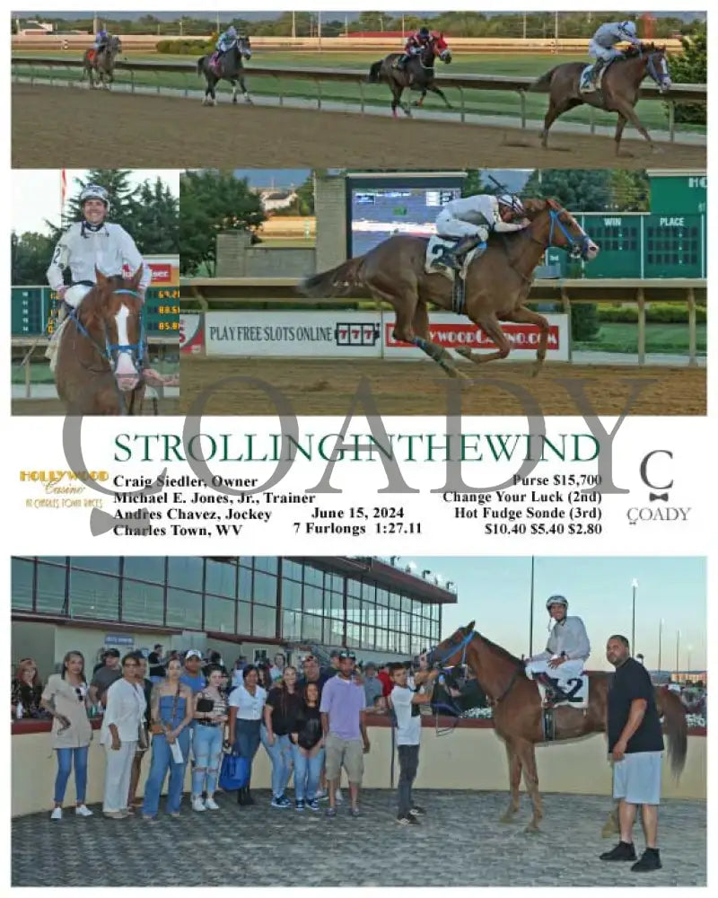 Strollinginthewind - 06-15-24 R03 Ct Hollywood Casino At Charles Town Races