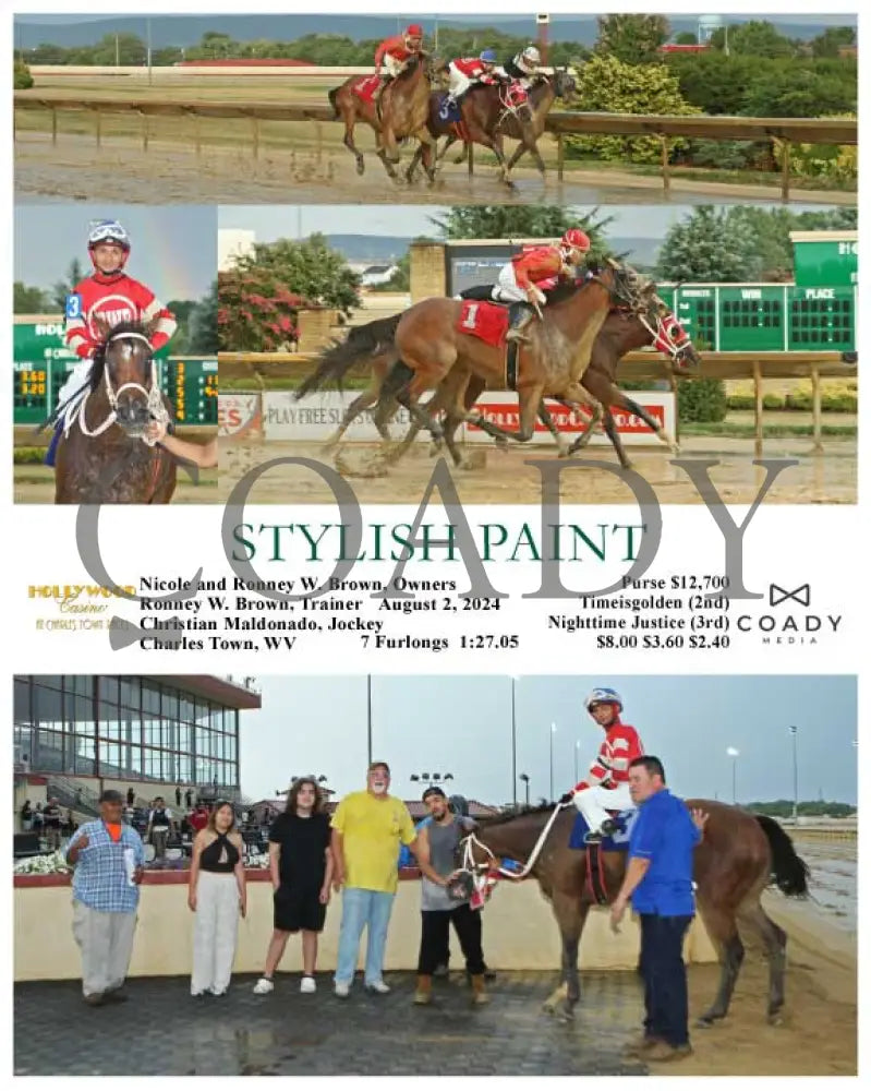 Stylish Paint - 08-02-24 R01 Ct Hollywood Casino At Charles Town Races