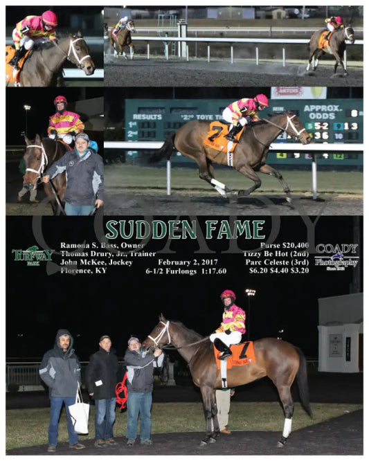 Sudden Fame - 020217 Race 08 Tp Turfway Park