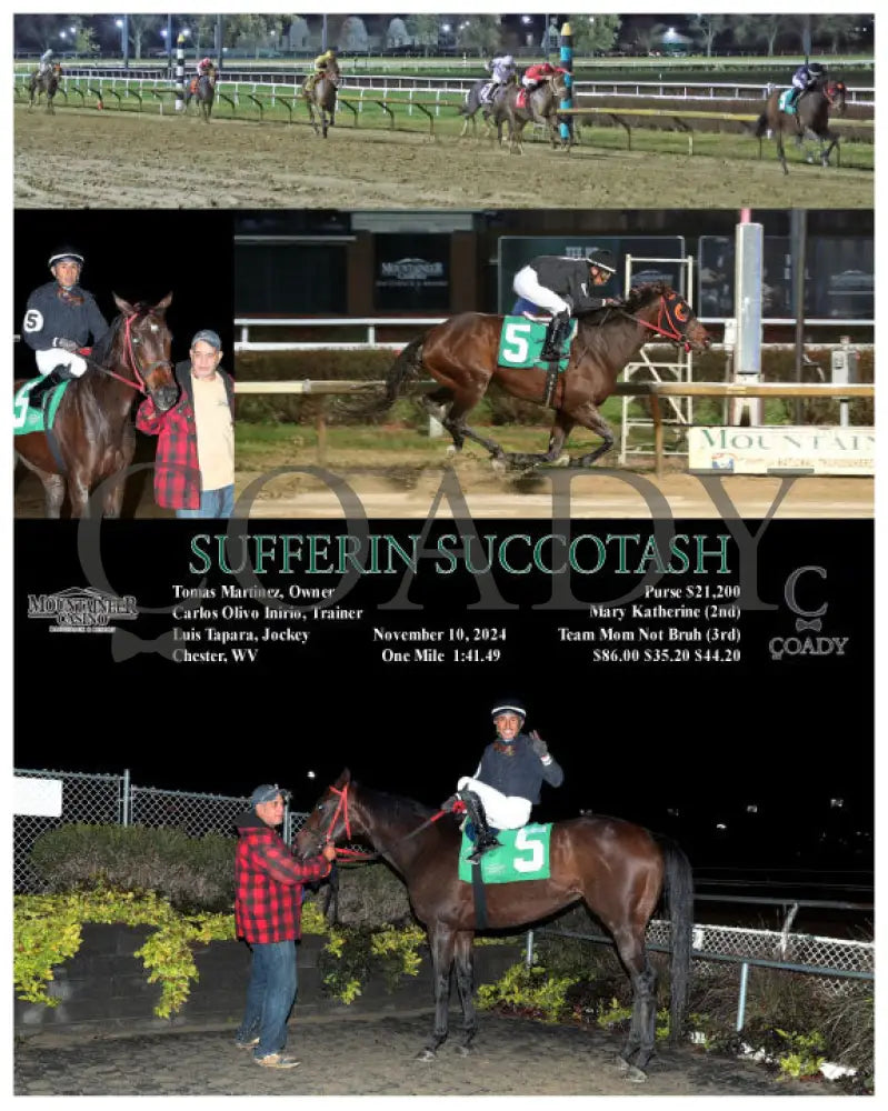 Sufferin Succotash - 11-10-24 R07 Mnr Mountaineer Park