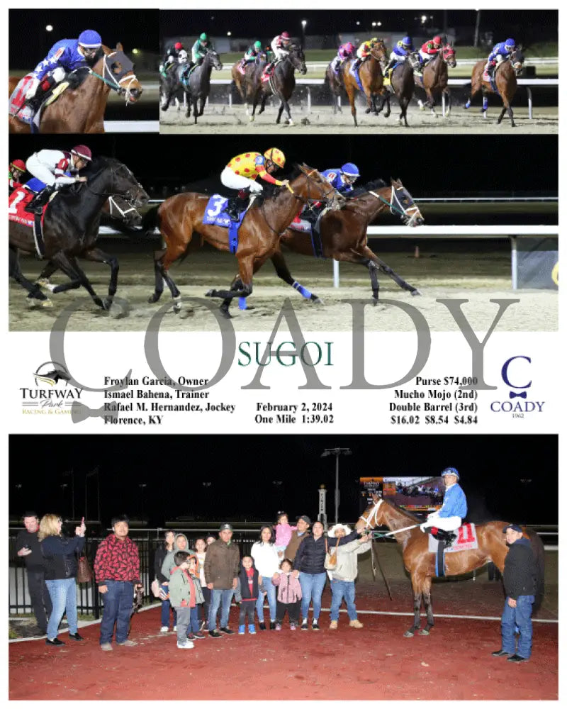 Sugoi - 02-02-24 R05 Tp Turfway Park