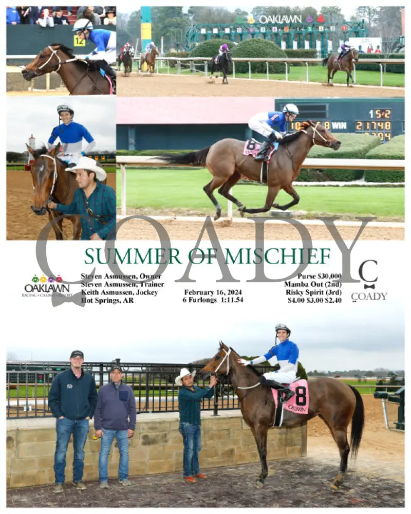 Summer Of Mischief - 02-16-24 R02 Op Oaklawn Park