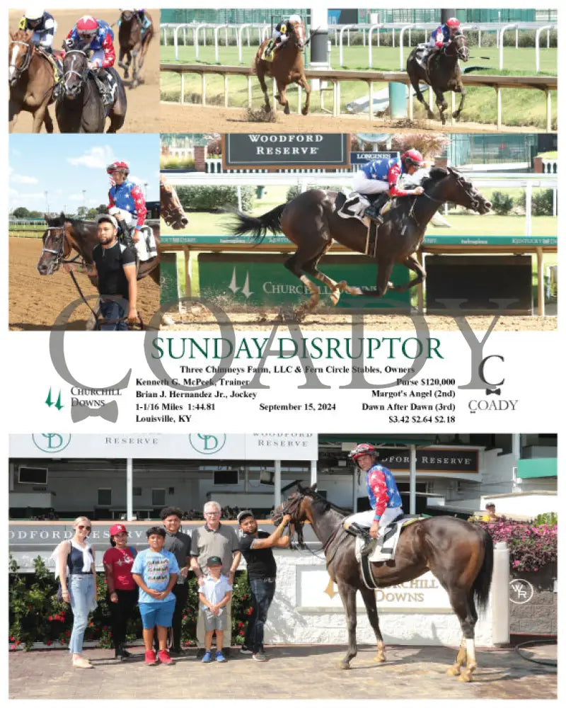 Sunday Disruptor - 09-15-24 R06 Cd Churchill Downs