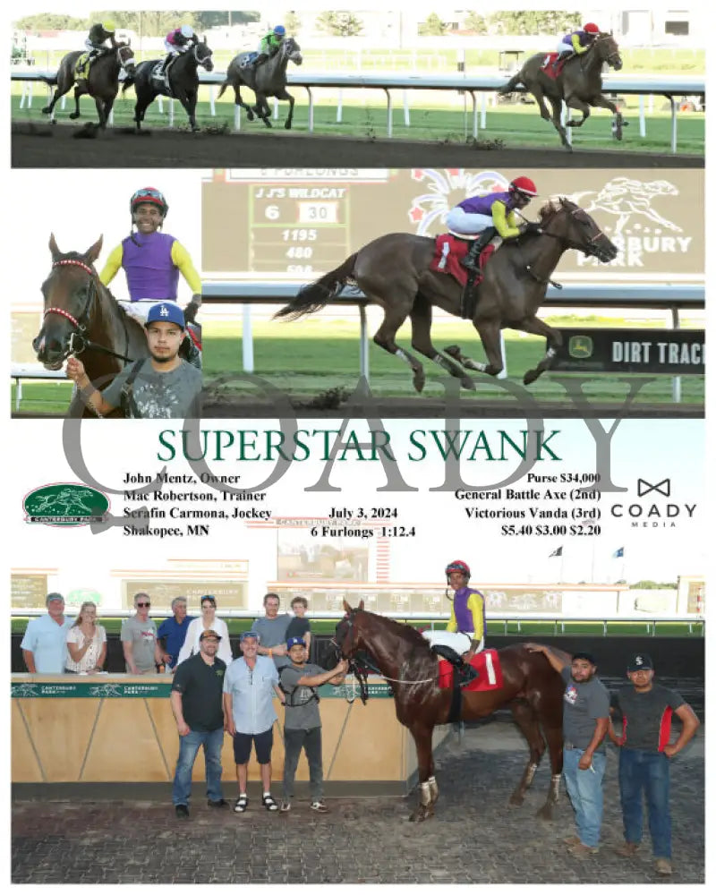 Superstar Swank - 07-03-24 R07 Cby Canterbury Park