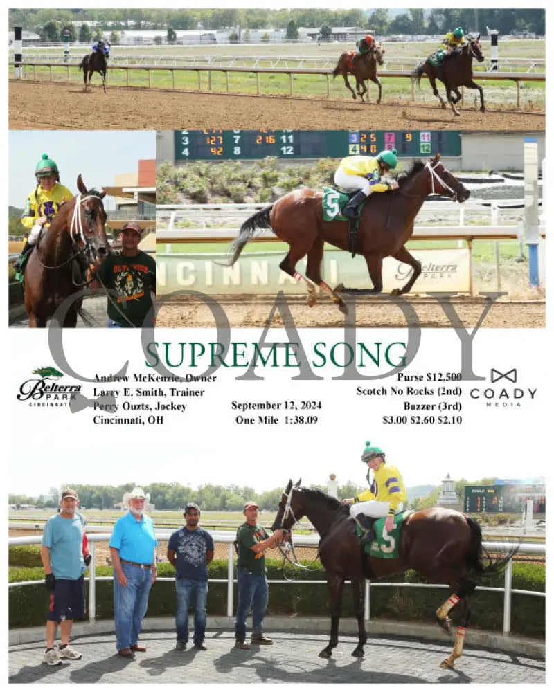 Supreme Song - 09-12-24 R01 Btp Belterra Park