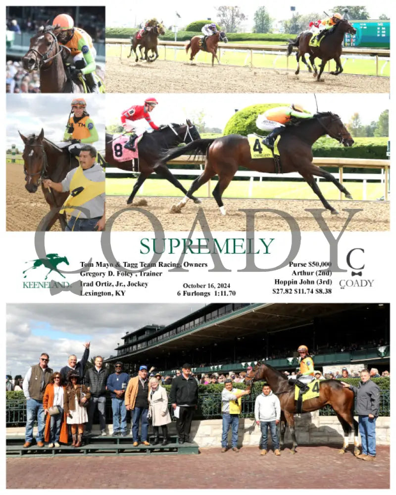 Supremely - 10-16-24 R01 Kee Keeneland