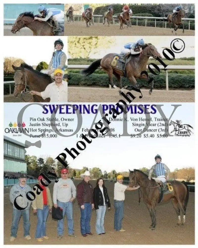 Sweeping Promises - 2 8 2008 Oaklawn Park