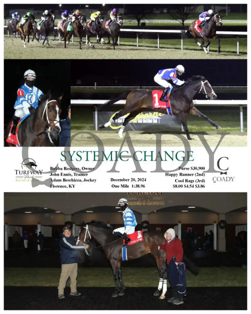 Systemic Change - 12-20-24 R06 Tp Turfway Park