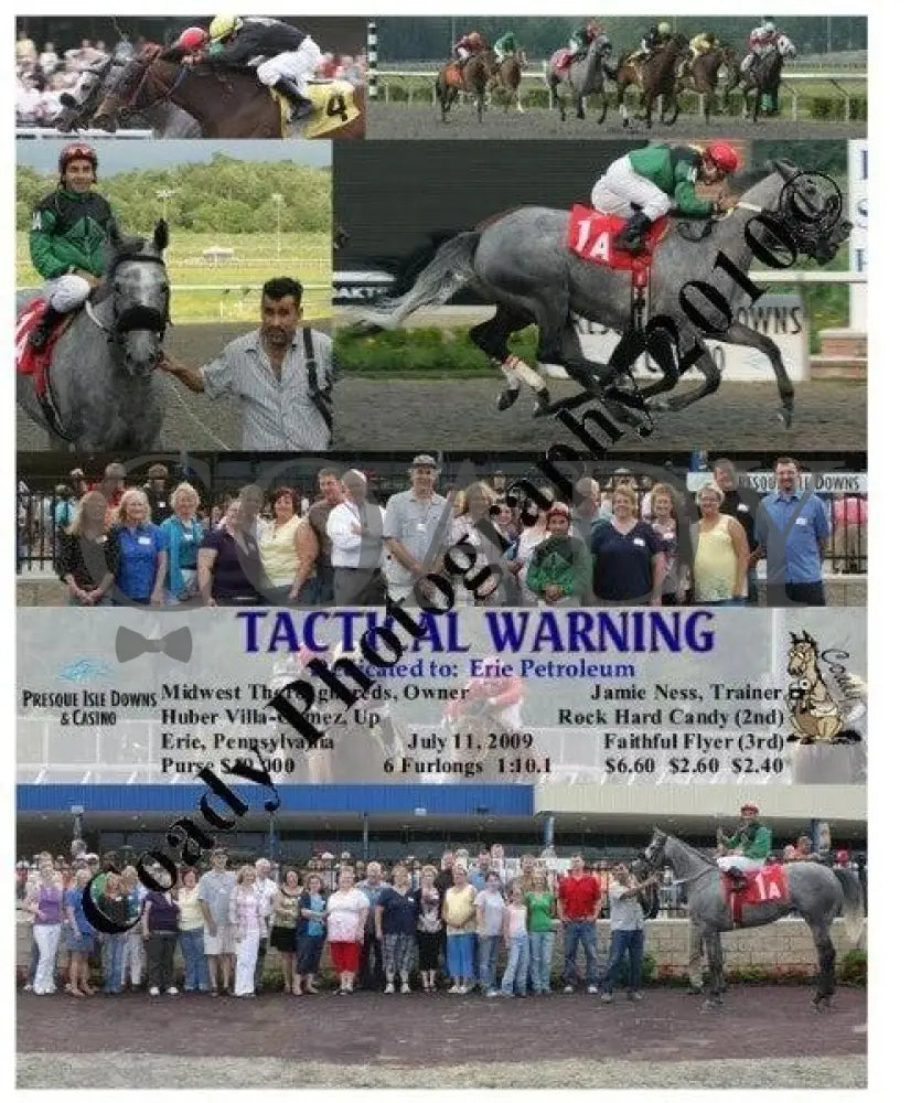 Tactical Warning - Dedicated To Erie Petroleum Presque Isle Downs