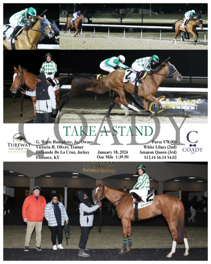 Take A Stand - 01-18-24 R08 Tp Turfway Park