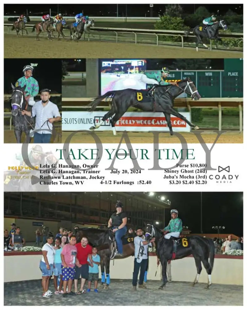 Take Your Time - 07-20-24 R06 Ct Hollywood Casino At Charles Town Races