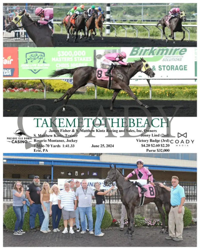 Takemetothebeach - 06-25-24 R07 Pid Presque Isle Downs