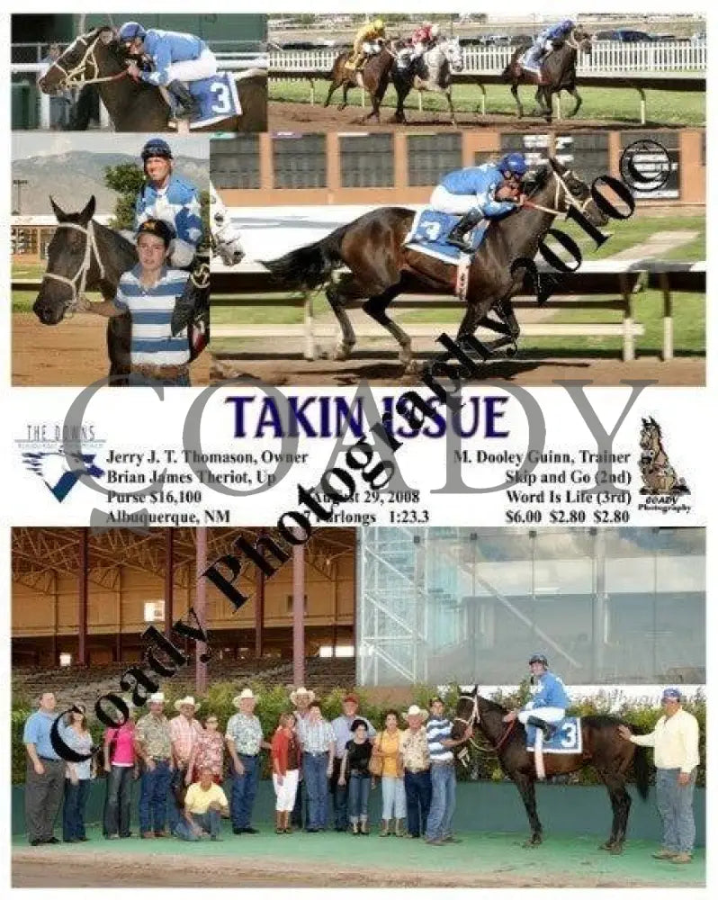 Takin Issue - 8 29 2008 Downs At Albuquerque