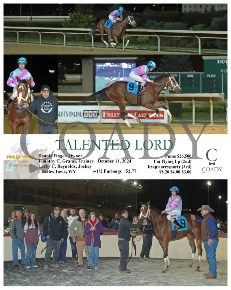 Talented Lord - 10-11-24 R07 Ct Hollywood Casino At Charles Town Races