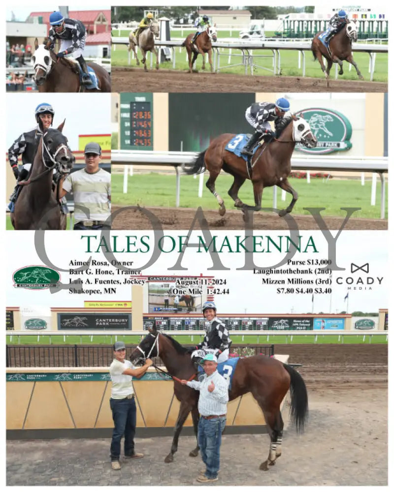 Tales Of Makenna - 08-11-24 R08 Cby Canterbury Park