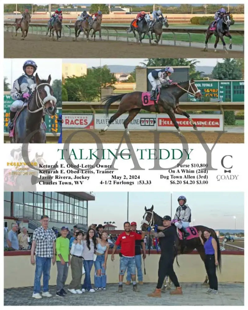 Talking Teddy - 05-02-24 R02 Ct Hollywood Casino At Charles Town Races