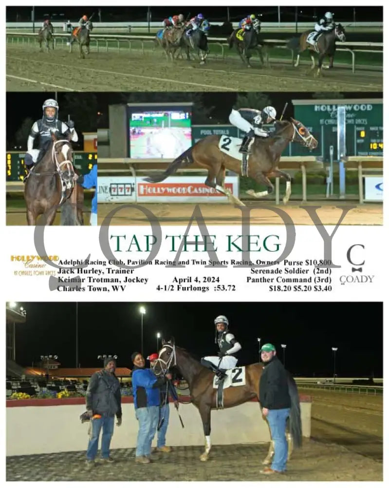 Tap The Keg - 04-25-24 R Ct Hollywood Casino At Charles Town Races