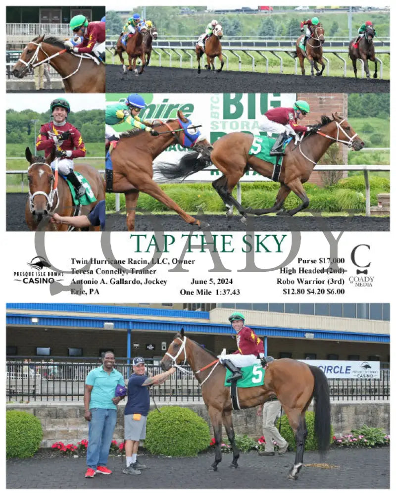 Tap The Sky - 06-05-24 R01 Pid Presque Isle Downs