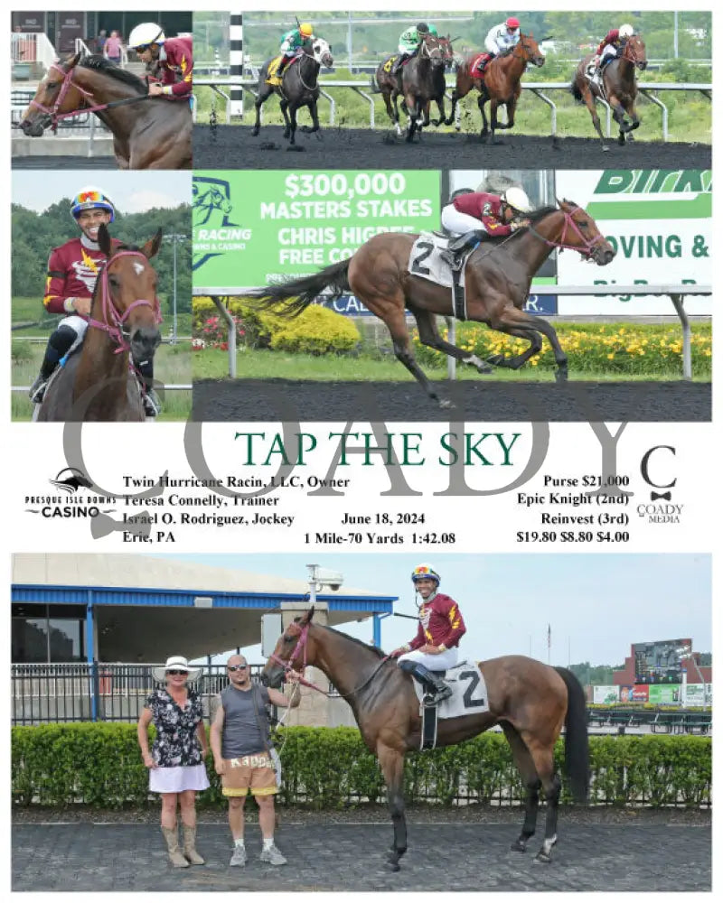 Tap The Sky - 06-18-24 R04 Pid Presque Isle Downs