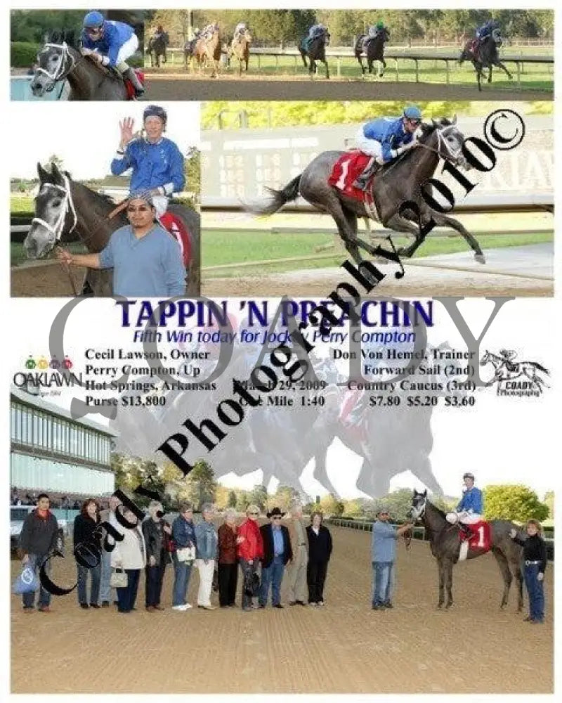 Tappin N Preachin - Five Wins Today For Jockey Oaklawn Park