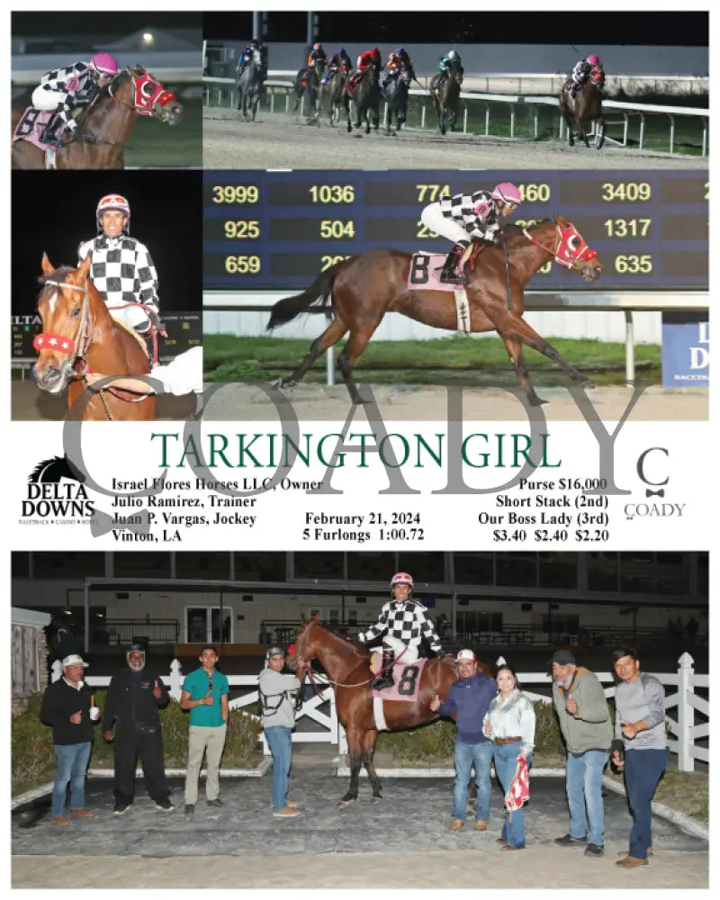 Tarkington Girl - 02 - 21 - 24 R09 Ded Delta Downs