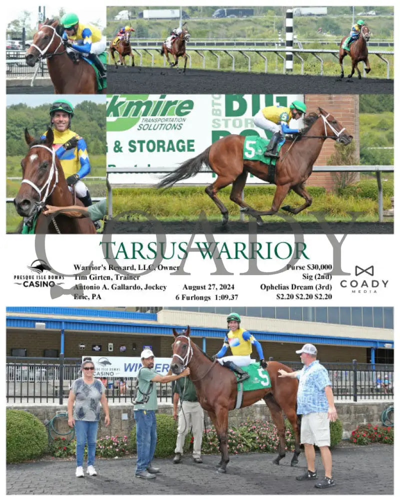 Tarsus Warrior - 08-27-24 R02 Pid Presque Isle Downs