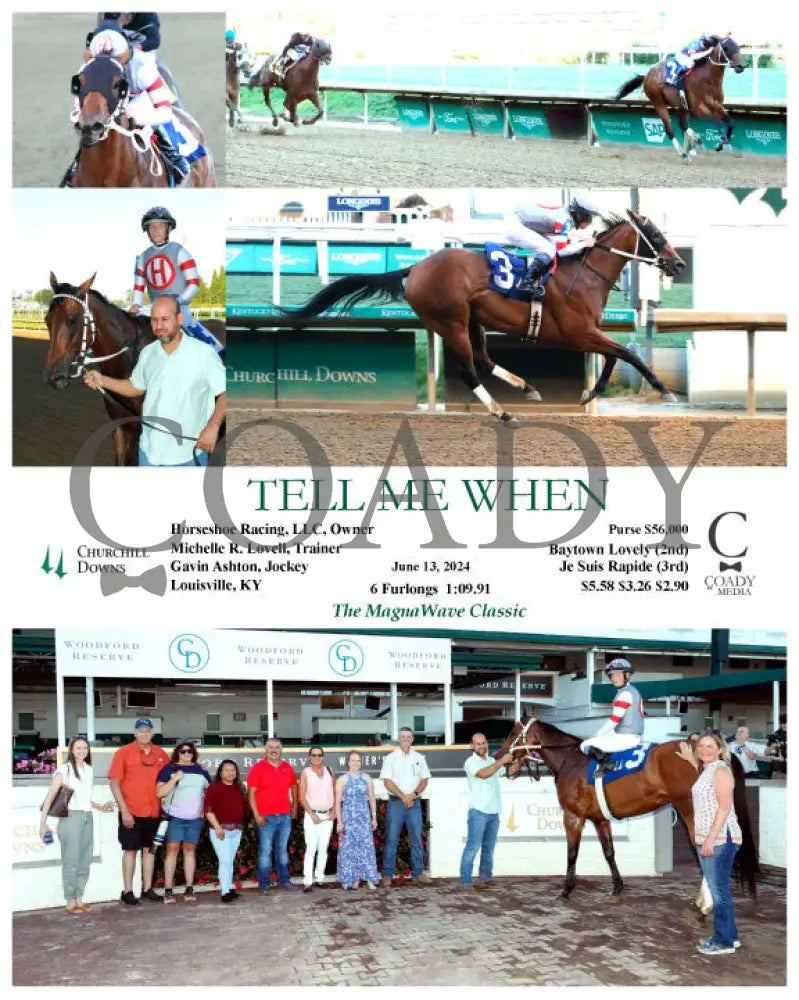 Tell Me When - 06-13-24 R06 Cd Churchill Downs