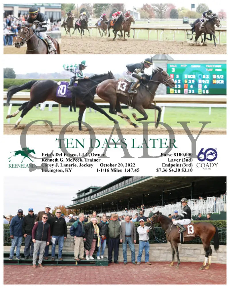 Ten Days Later - 10-20-22 R03 Kee Keeneland