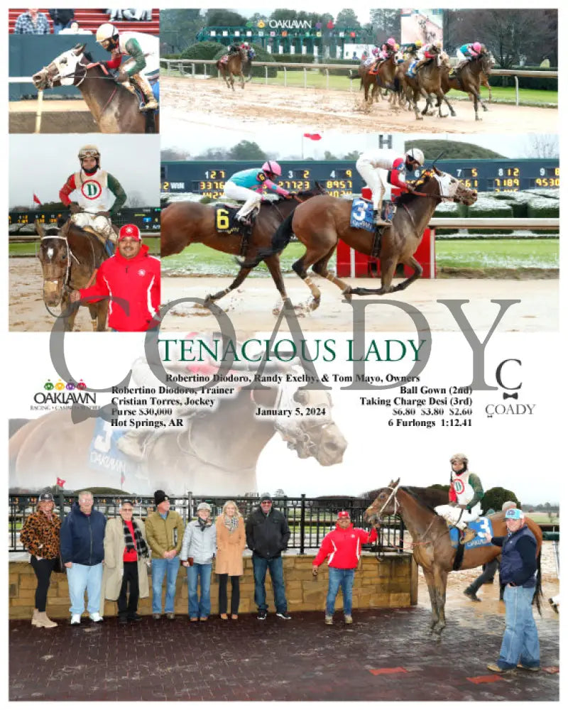 Tenacious Lady - 01-05-24 R05 Op Oaklawn Park