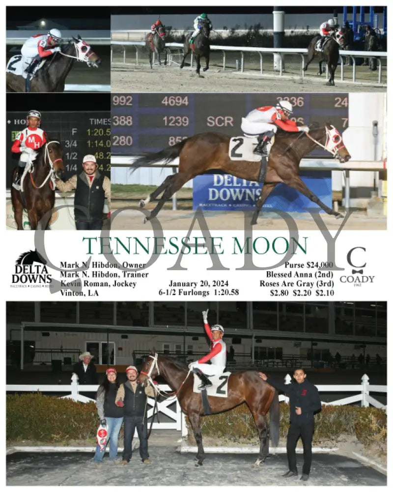 Tennessee Moon - 01-20-24 R08 Ded Delta Downs