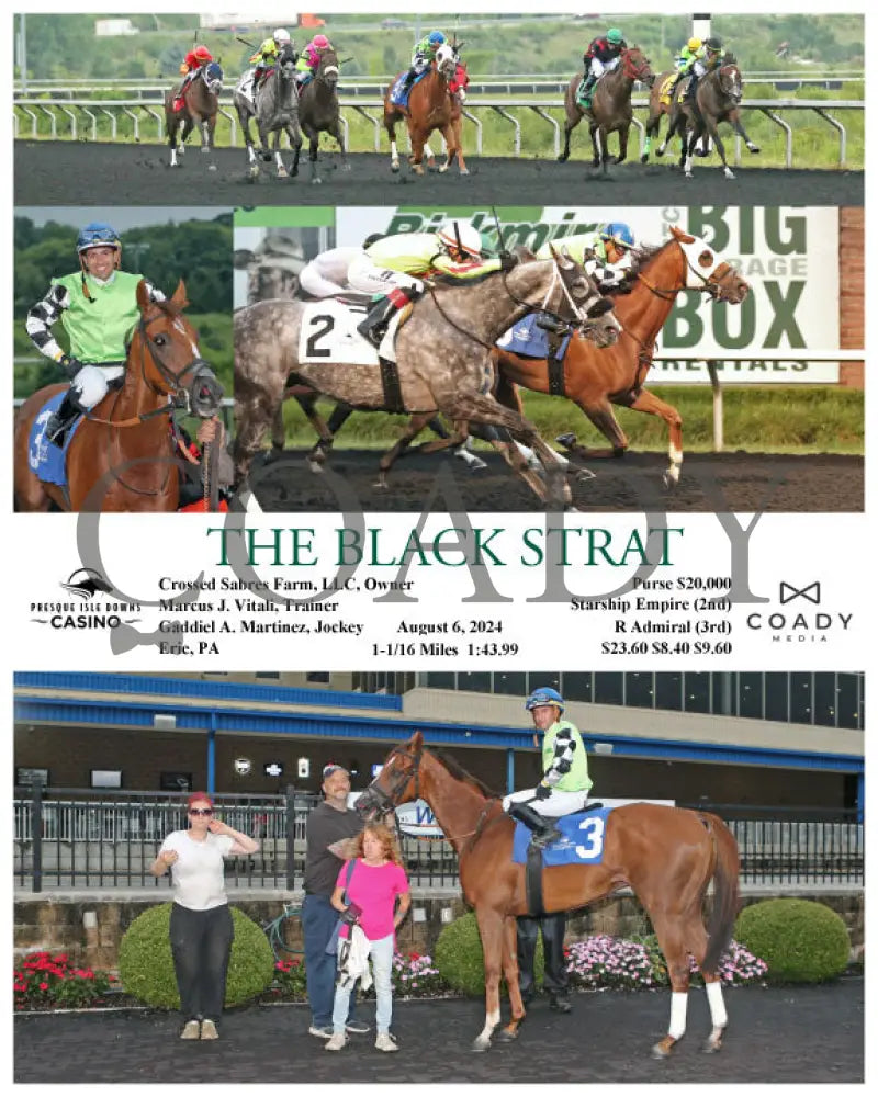 The Black Strat - 08-06-24 R06 Pid Presque Isle Downs