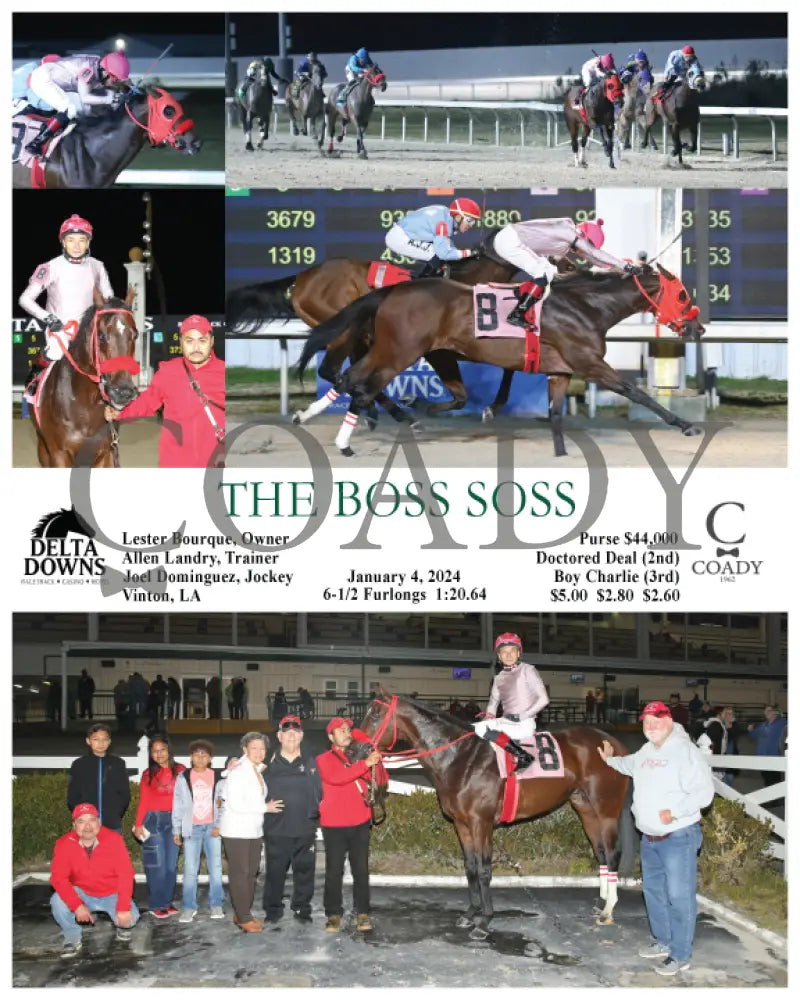 The Boss Soss - 01-04-24 R04 Ded Delta Downs