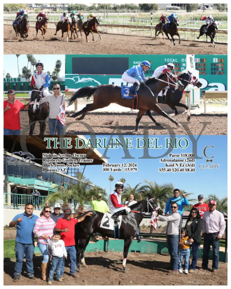 The Darline Del Rio - 02-12-24 R01 Tup Turf Paradise