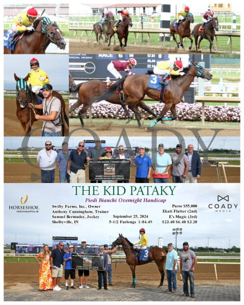 The Kid Pataky - Piedi Bianchi Overnight Handicap 09-25-24 R06 Ind Indiana Grand