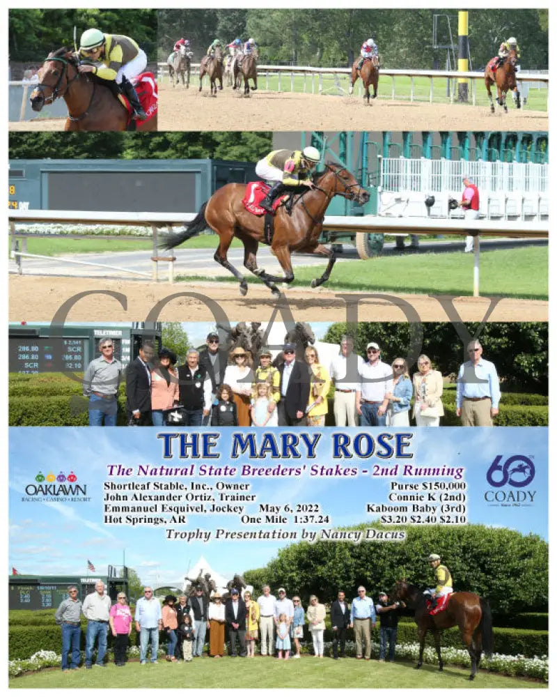 The Mary Rose - The Natural State Breeders’ Stakes 2Nd Running 05-06-22 R08 Op Oaklawn Park