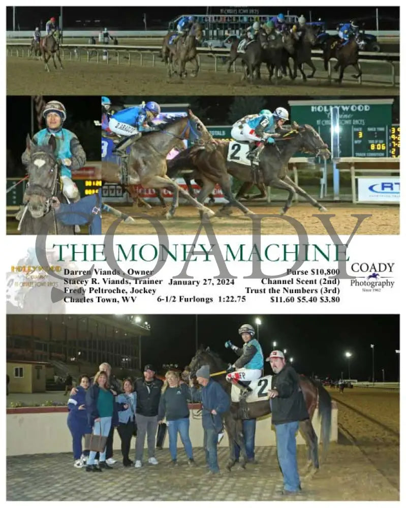 The Money Machine - 01-27-24 R03 Ct Hollywood Casino At Charles Town Races